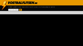 What Voetbalflitsen.be website looked like in 2017 (6 years ago)