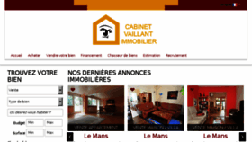 What Vaillant-immobilier.com website looked like in 2017 (6 years ago)