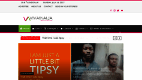What Viva-naija.com website looked like in 2017 (6 years ago)