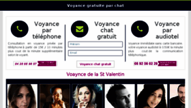 What Voyance-gratuite-par-chat.com website looked like in 2017 (6 years ago)