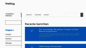 What Vetlog.nl website looked like in 2017 (6 years ago)