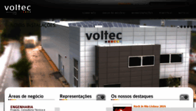 What Voltec.pt website looked like in 2017 (6 years ago)