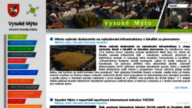 What Vysoke-myto.cz website looked like in 2017 (6 years ago)