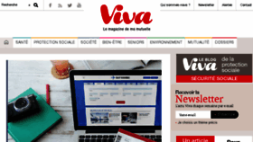 What Viva.presse.fr website looked like in 2017 (6 years ago)