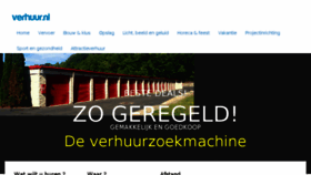 What Verhuur.nl website looked like in 2017 (6 years ago)