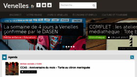 What Venelles.fr website looked like in 2017 (6 years ago)