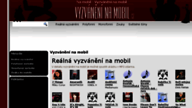 What Vyzvaneni-na-mobil.cz website looked like in 2017 (6 years ago)