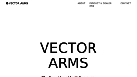 What Vectorarms.com website looked like in 2017 (6 years ago)