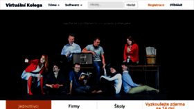What Virtualnikolega.cz website looked like in 2017 (6 years ago)