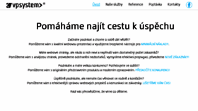 What Vpsystem.cz website looked like in 2017 (6 years ago)