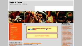 What Vogliadicucina.com website looked like in 2017 (6 years ago)