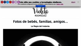What Violetarodriguez.com website looked like in 2017 (6 years ago)