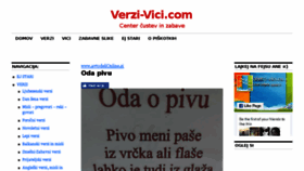 What Verzi-vici.com website looked like in 2017 (6 years ago)