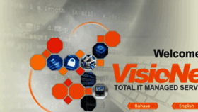 What Visionet.co.id website looked like in 2017 (6 years ago)