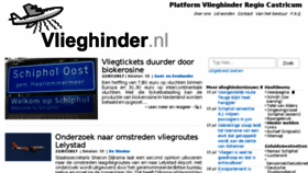 What Vlieghinder.nl website looked like in 2017 (6 years ago)