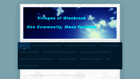 What Villagesofglenbrook.org website looked like in 2017 (6 years ago)