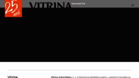 What Vitrina.ro website looked like in 2017 (6 years ago)