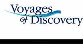 What Voyagesofdiscovery.com website looked like in 2017 (6 years ago)