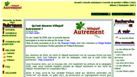 What Villejuif-autrement.org website looked like in 2017 (6 years ago)