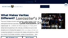What Veritasacademy.com website looked like in 2017 (6 years ago)