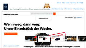 What Volkswagen-classicparts.de website looked like in 2017 (6 years ago)