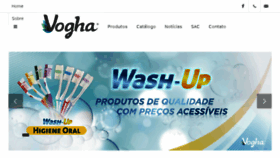 What Vogha.com.br website looked like in 2017 (6 years ago)
