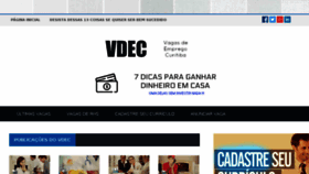 What Vdec.com.br website looked like in 2017 (6 years ago)