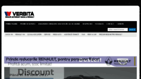 What Verbita.ro website looked like in 2017 (6 years ago)