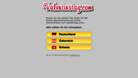 What Valentinstag.com website looked like in 2017 (6 years ago)
