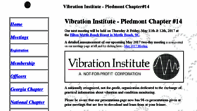 What Vibration.org website looked like in 2017 (8 years ago)