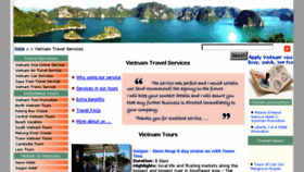 What Vietnam-travelservices.com website looked like in 2017 (6 years ago)