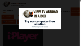 What Viewtvabroad.com website looked like in 2017 (6 years ago)
