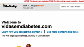 What Vidasemdiabetes.com website looked like in 2017 (6 years ago)