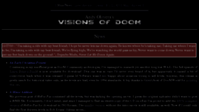What Visionsofdoom.us website looked like in 2017 (6 years ago)