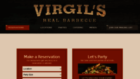 What Virgilsbbq.com website looked like in 2017 (6 years ago)