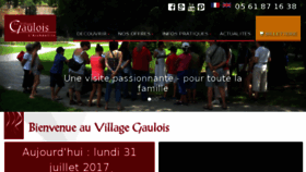 What Village-gaulois.org website looked like in 2017 (6 years ago)