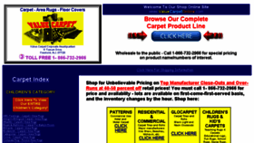 What Valuecarpetonline.com website looked like in 2017 (6 years ago)