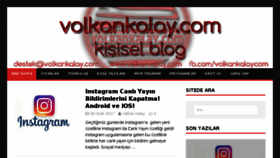 What Volkankalay.com website looked like in 2017 (6 years ago)