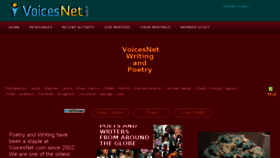 What Voicesnet.com website looked like in 2017 (6 years ago)