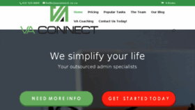 What Vaconnect.co.za website looked like in 2017 (6 years ago)