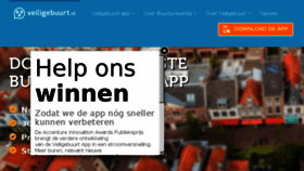 What Veiligebuurt.nl website looked like in 2017 (6 years ago)