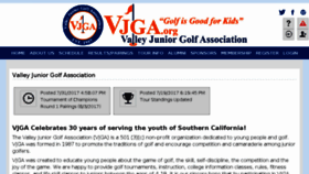 What Vjga.org website looked like in 2017 (6 years ago)