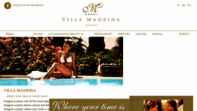 What Villamadrina.it website looked like in 2017 (6 years ago)