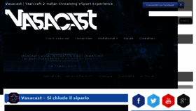 What Vasacast.com website looked like in 2017 (6 years ago)