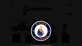 What Vaporcom.com website looked like in 2017 (6 years ago)