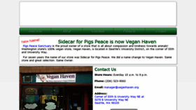 What Veganhaven.org website looked like in 2017 (6 years ago)