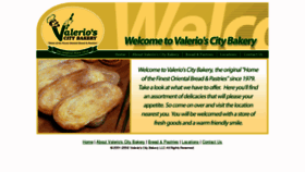 What Valeriosbakery.com website looked like in 2017 (6 years ago)