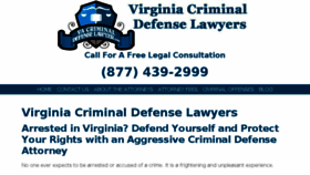 What Vacriminaldefenselawyer.com website looked like in 2017 (6 years ago)