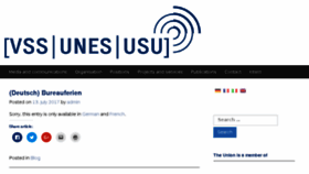What Vss-unes.ch website looked like in 2017 (6 years ago)