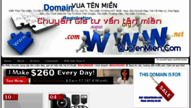 What Vuatenmien.com website looked like in 2017 (6 years ago)
